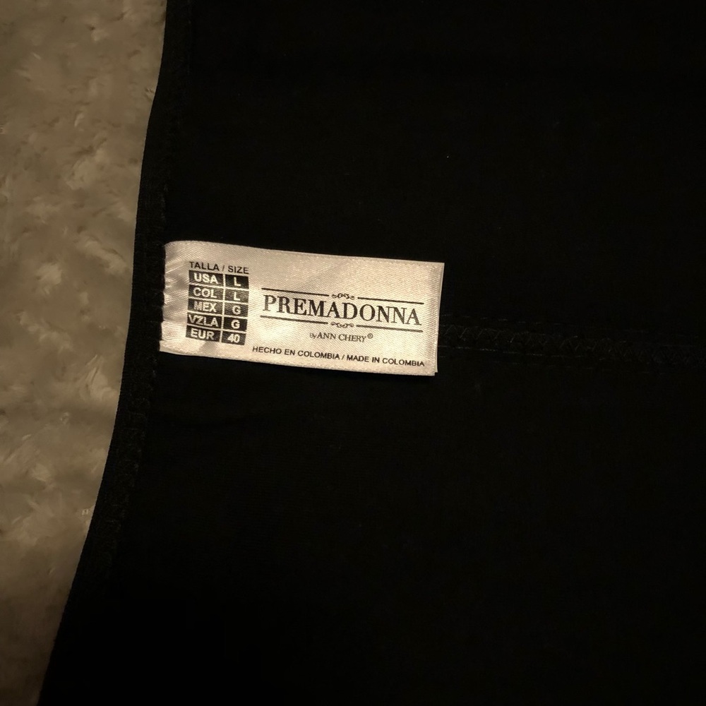 WGS Premadonna Waist Trainer Black Faux Leather - Picture 13 of 14